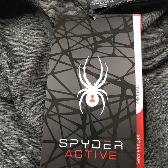 SPYDER ACTIVE 1/4 ZIP LONG SLEEVE LIGHTWEIGHT QUICK DRY BREATHABLE SHIRT - Picture 5 of 9